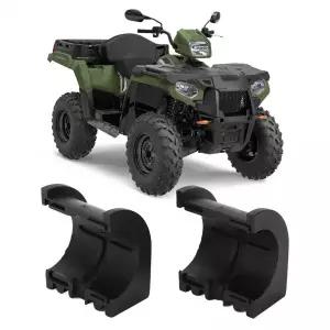 호환  폴라리스 레인저 400 500 570 800용 상부 스티어링 부싱을 파손하기 어려운 2개 플라스틱 스티어링