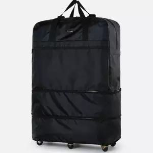 확장 이민가방 2단 대형 캐리어 기숙사 가방 블랙 (WFKJZZK)