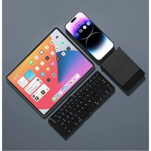 접이식 키보드 휴대용 블루투스 무선 미니 터치패드용 저소음 PC