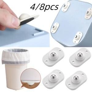 4/8개 자체 접착식 360 ° 회전식 범용 바퀴  테이블 및 의자에 적합  이동이 용이함  내하중 가구