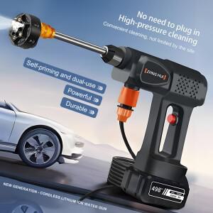 무선 고압 워터총 세차기 자동차 세척기 다기능 가정용 휴대용 꽃 워터뿌리개
