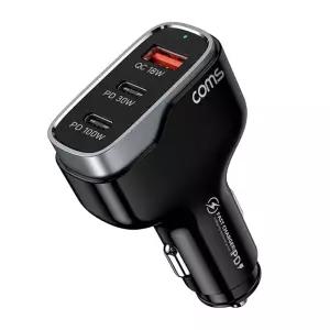 USB C타입 3 IN 1 차량용 멀티 고속충전기 138W 스마트폰 태블릿 닌텐도스위치