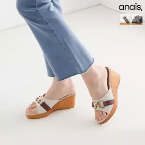 [아나이스] 국산 스네일 웨지 슬리퍼힐 7.5cm_26S011 [무료배송]