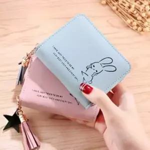 여성 카드 지갑 컴팩트 지퍼형 명함 여자 카드 지갑 동전 가죽 데일리 디자인 미니