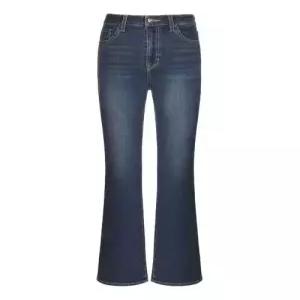 guess 여성 DBL 기모 하이라이즈 플레어부츠컷 데님 RO4D01J2