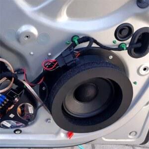 자동차 방음 매트 5/6.5인치 차음재 흡음재 패드 음질 개선 베이스 풍절음 우퍼 인테리어 스폰지 폼 문짝 4인치 스피커