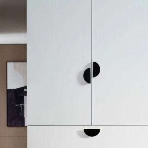 현대  블랙 골드 반원형 카운터 서랍 수납장 서랍 손잡이 손잡이 주방 찬장 도어 하드웨어