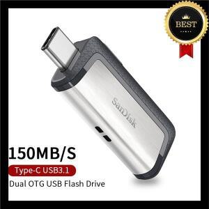 샌디스크 SDDDC2 울트라 듀얼 드라이브 USB Type-C 256GB OTG 스틱 마이크로 플래시 고속 150MB/s