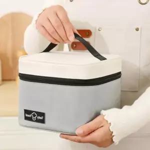 도시락용 사각 보온 가방 직장인 피크닉 학생 용기 1개 (WFKKZWN)