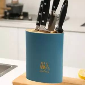 스윗키친 XYY969Y1 타원형 데일리 주방칼보관 칼블럭 클래식