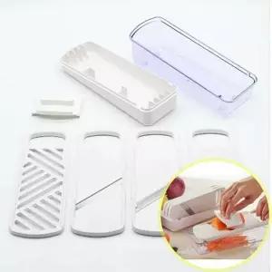 채칼 MSS130O5 슬라이서 4종 강판 컴팩트 세트 다용도채칼 당근