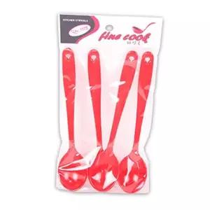 (set)컬러멜라민 907KGC76 화채스푼4P(램덤발송) 5개