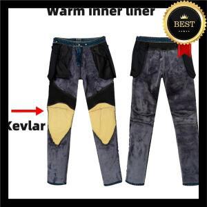 남성용 겨울 오토바이 청바지 모토크로스 블루 팬츠 레이싱 보호 장비 라이더 안티폴 신상 야외