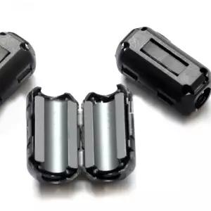 호환  5Pcs 3.5MM 고주파 검정색 플라스틱 클립 소프트 페라이트 코어 니켈 아연 방지