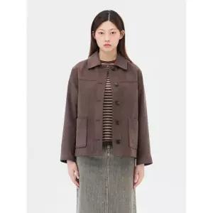 탑텐 TOPTEN 여성) 스웨이드 자켓 재킷_MSF4KG2002 MSF4KG2002 218251