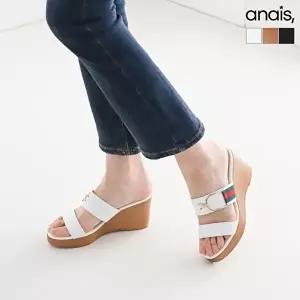 [아나이스]국산 더블 웨지 슬리퍼힐 7.5cm_26S010 [무료배송]