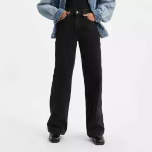 매장정품 리바이스 LEVIS 여성 하이웨스트 와이드 블랙진 A60810001 552018