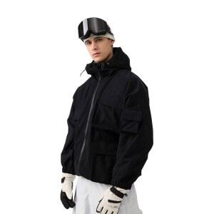 GSOU 스노우 남성 스노보드 재킷 배기 여성 스키 카고 코트 방수 방풍 따뜻한 멀티 포켓 스포츠