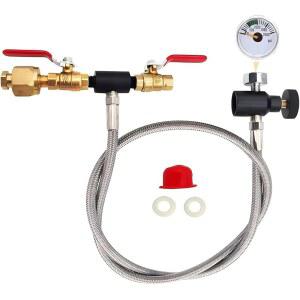 소다 머신 CO2 실린더 리필 어댑터 호스 소다 메이커 Co2 캔 용기 리필 스테이션에서 소다 블루 Co2 병을 채울 수 있습니다