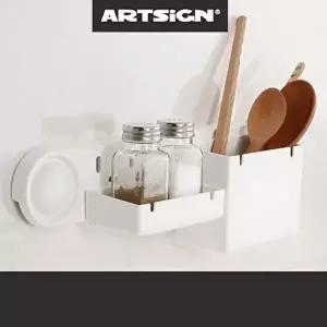 고품질 B포인트 주방소품 수납대 욕실 수납함 백색 욕실수납 수건걸이 주방걸이 소품받침대 WFHU4PW