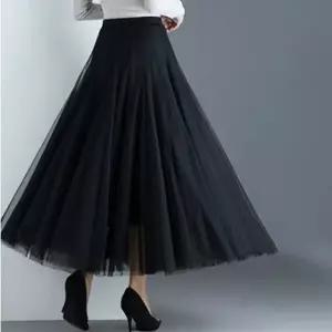 연말 모임 이쁜 치마 플레어 샤 스커트 여자 코디 (WFKKGO5)