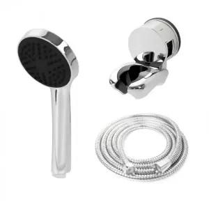 ( )110크롬 샤워기 메탈호스 A세트 2m 화장실 샤워줄 호스 헤드 교체 샤워기거치대 고압 절수 욕실 수전 행