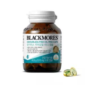 블랙모어스 오더리스 피쉬오일 미니 캡슐 오메가3 80p BNA