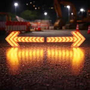 12V 24V 겸용 자동차량용 화살표 LED싸인보드 A312 도로공사차량