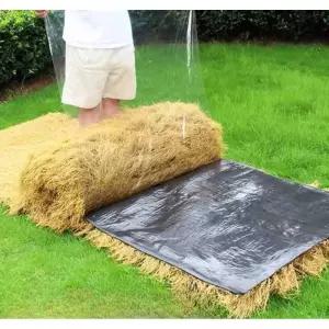 인조 볏짚 지푸라기 인조 초가 지붕재 오두막 펜션