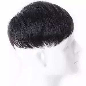 남자 정수리가발 소형 남성 중년 자연스러운 붙임머리 (KYR-WFHFKM7)