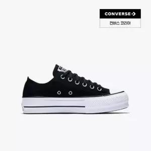 CONVERSE 컨버스 척테일러 올스타 리프트 캔버스 블랙 560250C 918714