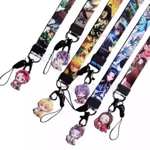  귀멸의칼날 휴대폰 넥스트랩 사원증 카드 스트랩 캐릭터 핸드폰 목걸이줄 랜야드 휴대폰목걸이 손목 핸드폰