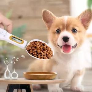 반려동물 계량저울 사료스 쿱 애견 애묘스푼삽 스쿱 디지털 숟가락 전자 용품 강아지 고양이 사료컵
