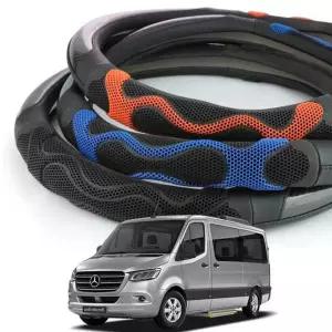 벤츠 스프린터 핸들커버 트럭 A타입 벌집그립 카바 자동차 차량용 열선 극세사 가죽 대형 버스 화물차