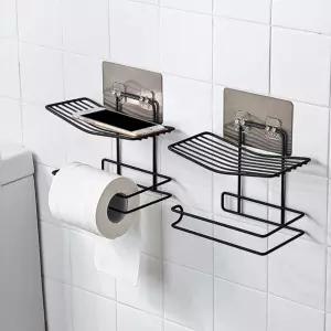 OH 심플 화장실 걸이용 선반휴지반 화장지 호텔용품 부속품 실용적인 적인지 휴지봉 두루마리 스텐