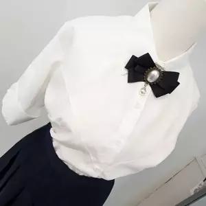 여성 리본 진주브로치 패션소품 보타이 여성브로치 장식품 소품샵 옷핀 뱃지 무대