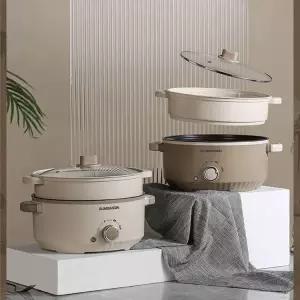 다기능 전기냄비 소형 멀티쿠커 분리형 전기쿠커 찜기