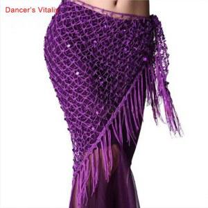 댄스복 힙스카프 라틴 벨트 스커트 댄스 치마 벨리 스카프 의상 삼각형 라인 밸리