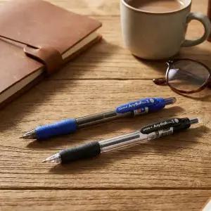 애니볼 0.5mm 단색 유성 볼펜 12자루 1다스 2컬러