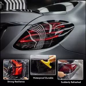 본넷랩핑 차량용 라이트 헤드 미등 색조 비닐 필름 호일 스티커 라이트에 프리미엄