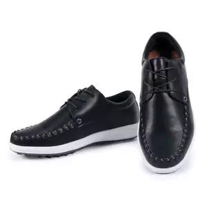 소가죽 스니커즈 운동화 골프화겸용 쿠션인솔 스티치포인트 발목 쿠션패드 데일리슈즈