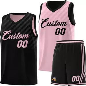 남자 청소년 메시 운동 농구 유니폼 맞춤 리버서블 개인 인쇄 이름 번호