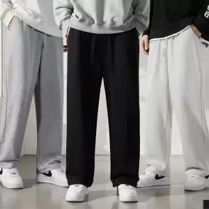 비비오 기모 와이드 팬츠 (4color 3size) 히터 밴딩 츄리닝 바지남성트레이닝 남자헬스복 트랙 회색 스？？