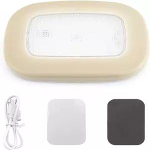 자동차용 실빌 마그네틱 돔 라이트 10개의 LED 자동 실내 천장 지붕 리딩 차량용 RV 캠핑 침실용 USB