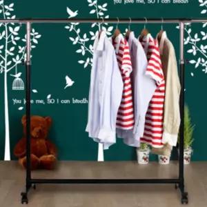 옷가게 헹거 이동식 튼튼한 철제 드레스룸 걸이 행거 일자튼튼한 매장 스텐 튼튼한헹거 매장용 사무실 조립