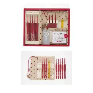 뜨개질 튤립 에티모 레드 TED00 ETIMO 코바늘 세트