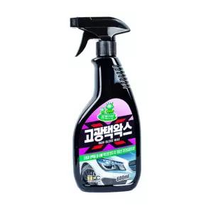 (600ml) 청개구리 고광택 왁스/차량/광택/레자/자동차/코팅/타이어/스프레이/크리너/세차/세제/세정/발수
