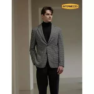 [하프클럽/인터메조]25FW 울 블렌디드 자켓 그레이 IMFFMBZ105