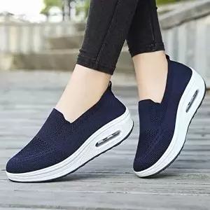 [엄지척]여성 스니커즈 경량 여름 운동화 에어쿠션 메쉬 워킹화 4색