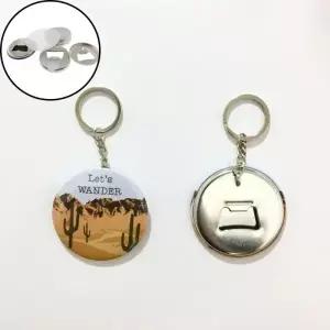 원형 뱃지 핀버튼 키링 병따개 메탈 58MM 100개입